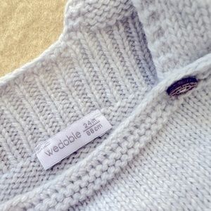 Wedoble - barely blue wool and cashmere overall.